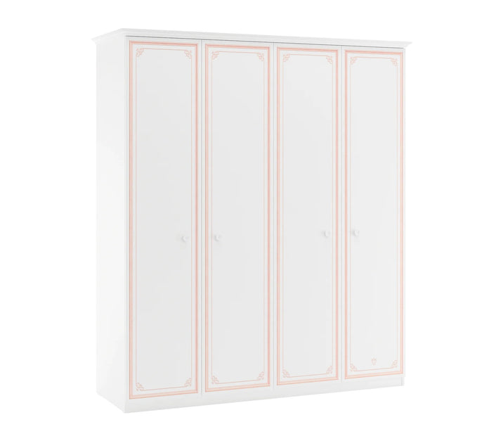 SELENA PINK 4 DOORS WARDROBE