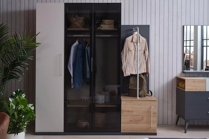 Kupa HARVEY Kleiderschrank mit Garderobe